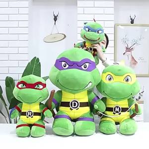 Q Version of Ninja Turtle Doll Big Eye Turtle Variant Era Doll Pillow Ragdoll Popular Plush Toy