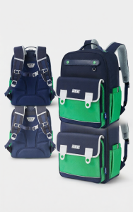 Ultra-Lightweight UEK Childrens Backpack for Boys And Girls Primary School Students Load Reduction Spine Protection Double Shoulder Bag