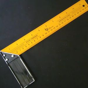 Penggaris Siku Tukang 30 cm Stainless - Pasekon 12 Inch