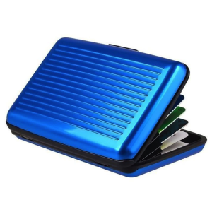 Credit Card Holder Wallet Metal Name Card Holder Waterproof Credit Card Protector for Women Men