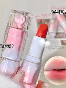 Keke Mood Matte Lipstick Dưỡng Ẩm Không Dính Lông Mày Giá Trị Đa Năng Màu Hồng Đáng Yêu Thương Dung Tích 3.5g Thương Hiệu Keke Mood