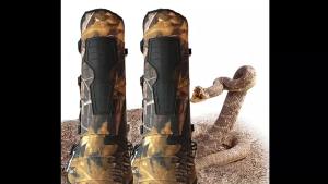 Two-Pack Outdoor Safety Gear: Snake Bite Leggings & Waterproof Snake Gaiters