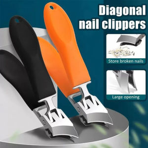 BUY 1 TAKE 1 Nail Clippers Large Opening Anti-splash Nail Clipper Thick Hard Nail Groove Clippers Manicure Tool Stainless Steel Toe Nail Clippers Remove Dead Skin Nail Correction Nippers Ingrown Toenail Cuticle Scissor Edge Professional Thick