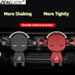 Zeallion Giá Đỡ Điện Thoại Giá Đỡ Hoạt Hình Chống Trầy Xước Kính Thiên Văn Trọng Lực Ô Tô Giá Đỡ Kính Thiên Văn Lười Biếng Cho Xe Hơi Airv