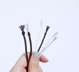 10Meters 2/2.5/3mm White Black Round Elastic Band Cord Elastic Rubber Stretch Rope Rubber Band Elastic Line DIY Sewing Accessory