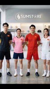 Bộ Áo Đấu Đội Tuyển Việt Nam Mới - Đồ Bóng Đá Thể Thao Nam Nữ Thun Cao Cấp Thoáng Mát