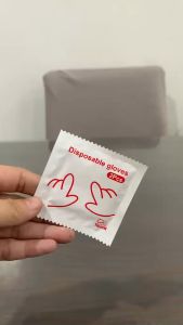 [50 pcs] INDI Gloves Individually Wrapped Disposable Food Gloves