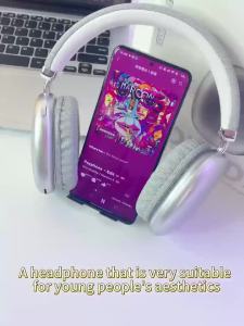 Tai Nghe Chơi Game Không Dây Chụp Tai Bluetooth 5.3 Âm Thanh Nổi Khử Tiếng Ồn Đệm Tai Mềm Mại Thời Lượng Pin Dài Dành Cho Chơi Game Và Nghe Nhạc