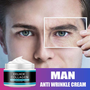 【Hot Sale】Eelhoe Anti Aging Cream Hyaluronic Acid Moisturizing Face Cream Firming Skin Fade Fine Lines Improve Rough Skin Anti Wrinkle Face Cream Anti Aging Collagen Whitening Moisturizing Face Essence for Men（10g/15g/30g/50g）