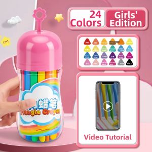 Touch mark | Safe Non-Toxic Washable Smooth Rotating Crayons for Kids