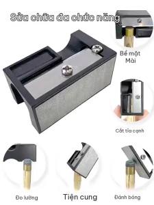 6 In 1 Multi-Functional Cue Tip Repair Polishing Needling Cleaning Tool Billiard Accessories
