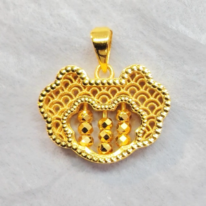 MJ Jewellery 916/22K Gold Abacus Pendant B325