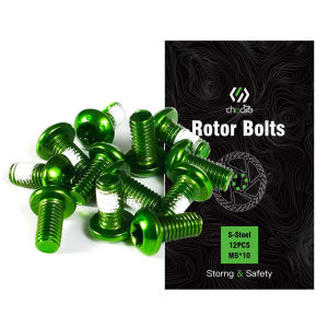CNC Bicycle Accessories Bike Disc Brake Rotor Bolt Fit Shimano Sram Magura Disk Brake Rotors Fixed Bolts 12pcs MTB Road Part