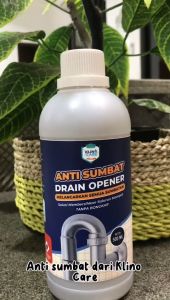 Cairan Anti Sumbat KLINO CARE 500 ml Pembersih Saluran Air Tersumbat Mampet Membersihkan Tanpa Bongkar Pipa Wastafel WC Toilet Aman Ampuh Ijin Kemenkes RI FREE BONUS Kaos Tangan Karet