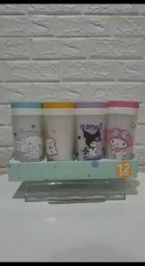 BOTOL MINUM / TUMBLER ANAK SEKOLAH KUROMI MOROL MELODY 300ML