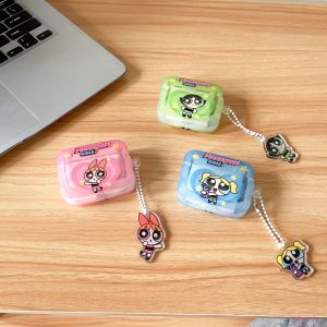 Cute Cartoon Flying Girl Police Airpods Pro3 Case Wireless Bluetooth Earphone Protective Cover for  Airpods 3/4 And Airpods Pro2