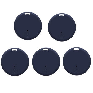 1-5 Pcs Smart Bluetooth GPS Tracker For Kids Bag Mini Round GPS Tracker Pets Locator Tracker Vehicle Tracking Anti-Lost Locator