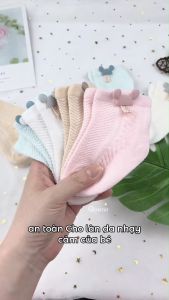 Tất mùa hè cho bé Mr.socks thoáng mát vớ lưới trẻ em chất cotton mềm mại mỏng nhẹ giữ chân bé khô thoáng - YIQ-W018