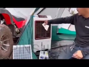 แคมป์ปิ้ง 20W ไฟสำรองแคมปิ้ง 12V/220V อุปกรณ์แคมปิ้ง เครื่องสำรองไฟ กล่องสำรองไฟ เครื่องกำเนิดไฟฟ้าพลังงานแสงอาทิตย์ขนาดเล็กชาร์จสมบัติ แหล่งจ่ายไฟกลางแจ้งอย่างต่อเนื่อง ให้บริการส