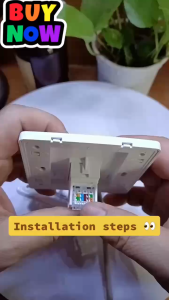 10PC Cat5E/Cat6 RJ45 Keystone Ethernet Module Female Jack Network Punch Down Connector Wall Adapter White Coupler