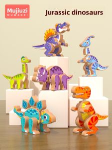 MWZ | Montessori DIY Wooden Educational Puzzle for Toddlers 1-2 Years