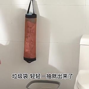 Túi Lưới Treo Tường Dạng Ống Đựng Túi Nilon - Túi lưới đựng bọc nilon treo tường