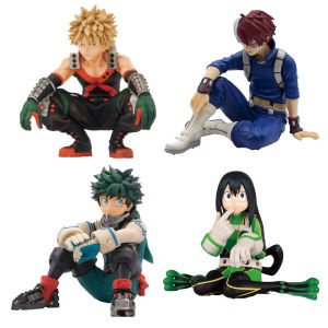 Bandai | My Hero Academia 11cm Action Figures Set - Midoriya Izuku Todoroki Shouto Bakugou Katsuki Anime Character Collectible Gifts
