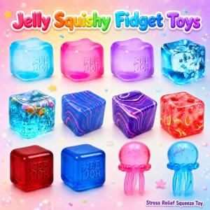 Fidget Toys Squishy Toys For Girls Big Squishy Toys For Kids Giant Squishy Toy Squeeze Toys For Kids Squishy Toys Stress Toy Fidget Cube Fidget Toy Squishy Slow Rising Soft Squishy Sensory Toy for Kids and Adults Stress Relief Squeeze Toy
