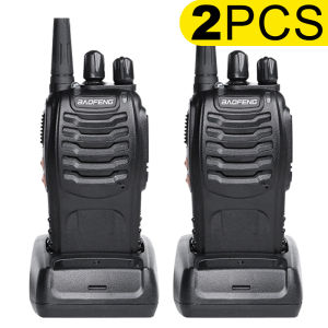 2 pcs Baofeng 888S 5W 2 Walkie-Talkies Two-Way Radio Walkie-Talkies UHF Transceiver 16 Channel Transceiver
