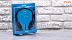 หูฟังสเตอริโอ⚡️Logitech H111/H110/H151 Stereo Headset With Microphone 3.5mm ของแท้ ราคาถูกๆ 1Y