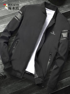 TUCANO Mens Fleece Lined Loose Baseball Style Jacket Spring Autumn Winter Casual Wear All Season Breathable Polyester