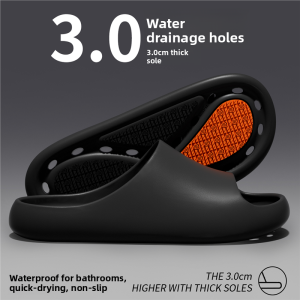 MONLEYTA | Non-Slip Bathroom Slippers EVA Home Indoor Shoes For Men And Women Elderly Special Bathing Slippers Quick Dry All Seasons