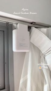 Motor rèm tự động Dùng Pin Aqara Curtain Driver E1 2 phiên bản Track và Rod pin 6000mAh tải trọng đến 12kg