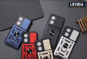 Oppo A78 4G Case Robot Ringstand Slide Kamera Oppo A78 4G
