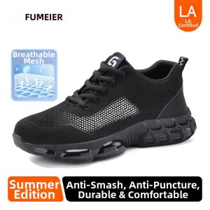 GUYISA | Breathable Crush-proof Puncture-resistant Insulated Safety Work Shoes