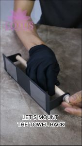 Lotus Baths WMTR02 Towel Rack & Bathroom Shelves