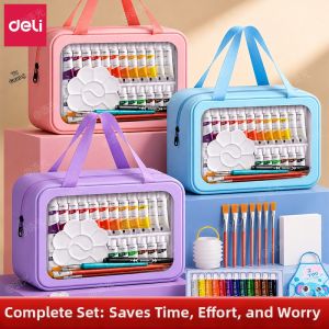 deli | Non-Toxic Washable Art Student Watercolor Paint Set