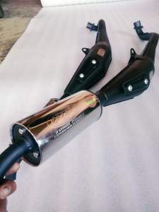 APR RACING MUFFLER KNALPOT FIZ R FORCE 1 FI FUL SIRIP