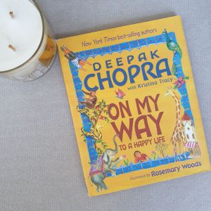 [ PRELOVED ]ON MY WAY TO A HAPPY LIFE DEEPAK CHOPRA Childrens Self Esteem Hardcover
