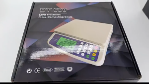 40kg/1g Waterproof Food Digital Weighing Scale Rechargeable Digital LED Display Kitchen Scale