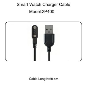 MCP2400/2P400 Smart Watch Charging Cable Replacement For 2 Pin 4.0mm Smart Watch
