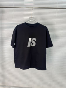 Triple Studio Short Sleeve Clean Fit Wide T-Shirt 280g Double Weave Cotton Youth Summer Casual round Neck T-Shirt