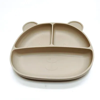 DANBIYIN | Food Grade Silicone Childrens Dish Anti-drop Divided Plate