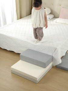 PlayPark Play Mat for Baby Foldable Foam Bedside Mat 4cm Thick Waterproof PVC EPE Crawling Pad