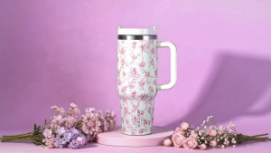 MEECOPA 1200ml Insulated Tumbler With Straw Handle 304 Stainless Steel 24H Cold 12H Hot