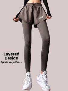 YANSE | Tummy Tuck High Waist Breathable Quick Drying Sports Pants