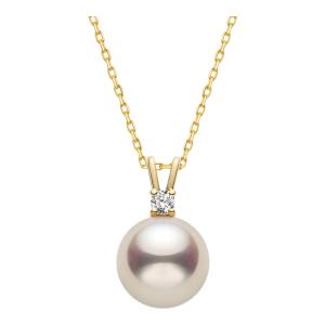 Helas | Rabbit Akoya Pearl Necklace 18K Gold Diamond