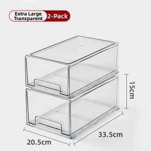 Clear Acrylic Drawer Type Desktop Organizer