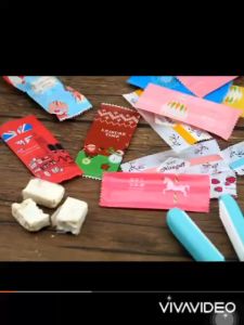 【20pcs/pack】5 Colours Nougat / Candy / Chocolate Packing Plastic Bag Self-Adhesive Door Gift Packaging