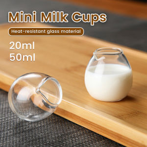 Suomi Mini Milk Cups Small Milk Cups Espresso Cups Small Size Glass 20ml 50ml